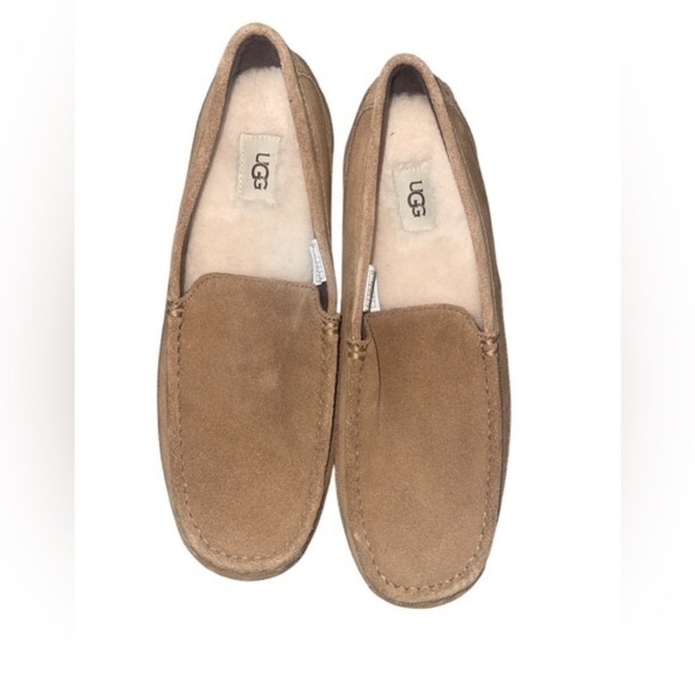 UGG Men's Alder Slip On Suede Moccasin Loafer 1003419 Size US 11 Tan/Brown